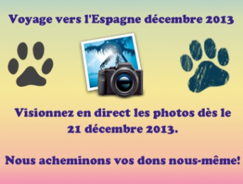 Voyage vers l’Espagne – décembre 2013