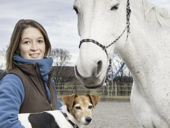 Cindy Mollard, ostéopathe pour animaux