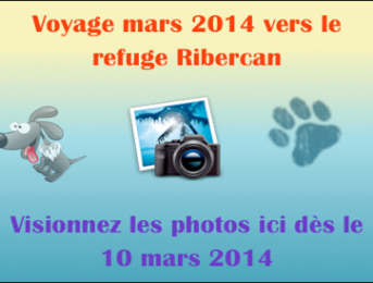 Voyage vers le refuge Ribercan – Mars 2014